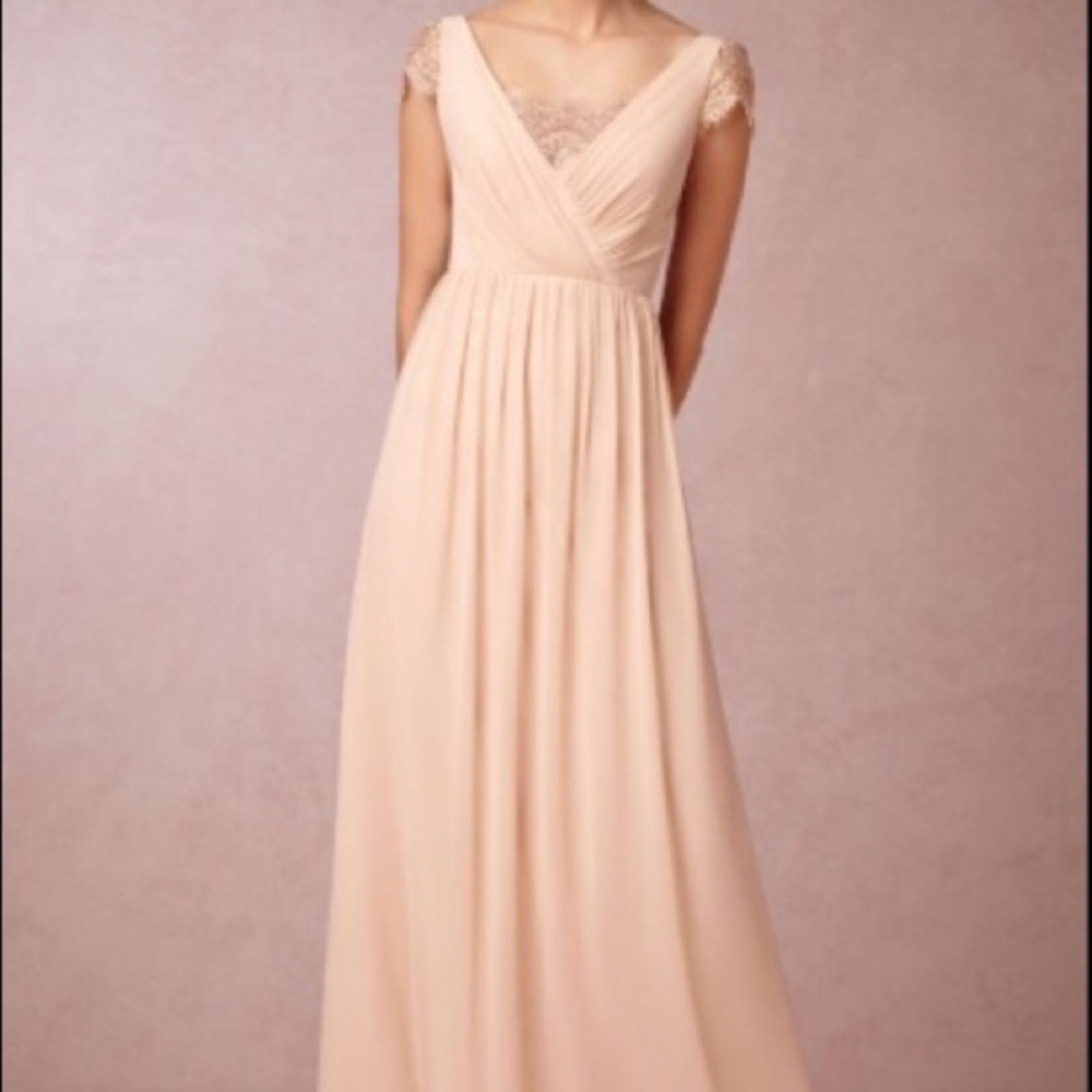 BHLDN Jenny Yoo Blush Maxi Dress
